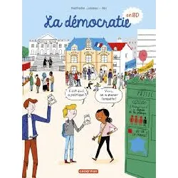 livre le monde actuel en bd - la démocratie en bd