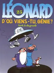 livre léonard t.25 - d'où viens - tu génie ?