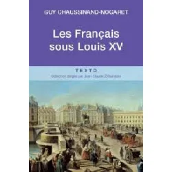 livre les français sous louis xv