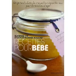 livre recettes pour bébé