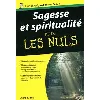 livre sagesse et spiritualité poche pour les nuls sharon janis