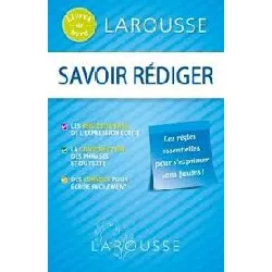 livre savoir rédiger