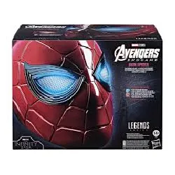 livre spider - man classic marvel legends casque électronique iron spider