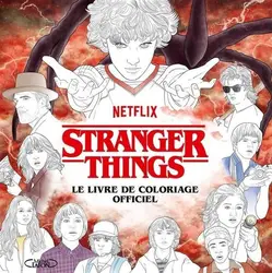 livre stranger things : de coloriage officiel