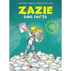 livre zazie sans fautes - la bd pour cartonner en orthographe !