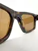 lunettes de soleil prada spr 25z 2au-0b0 monture écaille et verres marron
