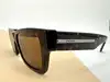 lunettes de soleil prada spr 25z 2au-0b0 monture écaille et verres marron