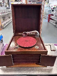 meuble gramophone machine parlante p.serin