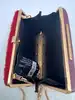 minaudière/pochette rigide marc by marc jacobs bordeaux avec chaîne dorée