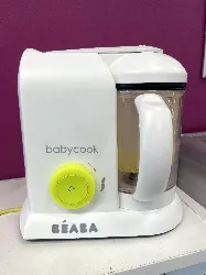 mixeur cuiseur bébé beaba babycook solo white/silver
