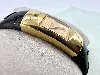 montre dior diorific mouvement quartz, boîtier en plaqué or et bracelet en caoutchou