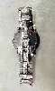montre gucci g-chrono 101.2, mouvement quartz, boîtier et bracelet en acier