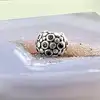 pandora charm argent clip avec pierre rose  argent 925 millième (22 ct) 4,61g