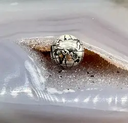 pandora charm argent clip carte du monde argent 925 millième (22 ct) 2,82g