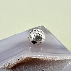 pandora charm argent clip carte du monde argent 925 millième (22 ct) 3,51g