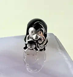pandora charm argent famille pingouin  argent 925 millième (22 ct) 3,13 g