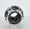 pandora charm argent rond avce zircon bleu  argent 925 millième (22 ct) 2,81g