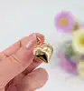 pendentif coeur bombé lisse or 750 millième (18 ct) 1,66g