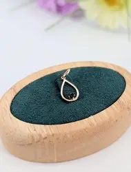 pendentif forme goutte d'eau en or orné d'un saphir or 750 millième (18 ct) 0,49g