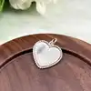 pendentif tiffany & co en forme de coeur  argent 925 millième (22 ct) 3,50g
