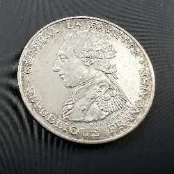 pièce 100 francs liberté egalité fraternité 1987  argent 900 millième 14,92g