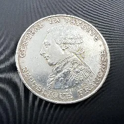 pièce 100 francs liberté egalité fraternité 1987  argent 900 millième 14,98g