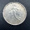 pièce 5 francs semeuse 1968 argent 835 millième 12g