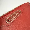 pochette cosmétique louis vuitton en cuir monogram verni orange