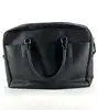 porte-documents prada en cuir noir saffiano sans bandoulière