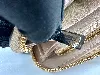 portefeuille chloé zippé en cuir bicolore