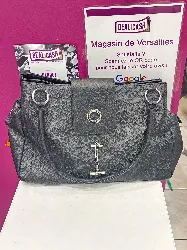 sac à main lamarthe noir en cuir