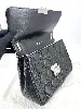sac bandoulière christian dior miss dior en cuir d'agneau noir
