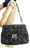 sac bandoulière christian dior miss dior en cuir d'agneau noir