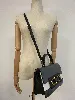 sac bose bee furla bellaria en cuir gris avec une bandoulière amovible