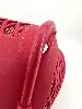 sac cabas max mara plastique rouge avec bandoulière en cuir