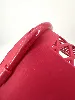 sac cabas max mara plastique rouge avec bandoulière en cuir