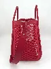 sac cabas max mara plastique rouge avec bandoulière en cuir