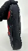 sac christian dior mini saddle vintage édition limitée 0405 en satin noir et broderies fleurs rouges