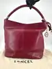 sac lancel french flair en cuir fuchsia