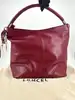 sac lancel french flair en cuir fuchsia