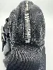 sac longchamp en cuir noir et détails argentés