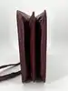 sac rabats à bandoulière vintage cartier en cuir bordeaux
