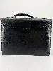 seviette / porte-document s,t, dupont line d en cuir noir