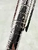 stylo à plume dupont plaqué argent, plume or jaune 18 k