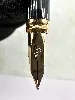 stylo à plume dupont plaqué argent, plume or jaune 18 k