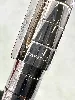 stylo à plume dupont plaqué argent, plume or jaune 18 k