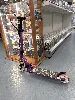 trottinette oxelo enfant mid5 avec frein au guidon et suspension violette