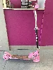 trottinette racing scooter noir et rose