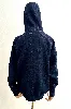 veste à capuche dior en laine bleu marine et jacquard dior oblique habille l'intérieur
