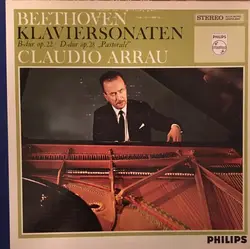 vinyle beethoven - claudio arrau - klaviersonaten b - dur op.22 · d - dur op.28 „pastorale“ (1967)